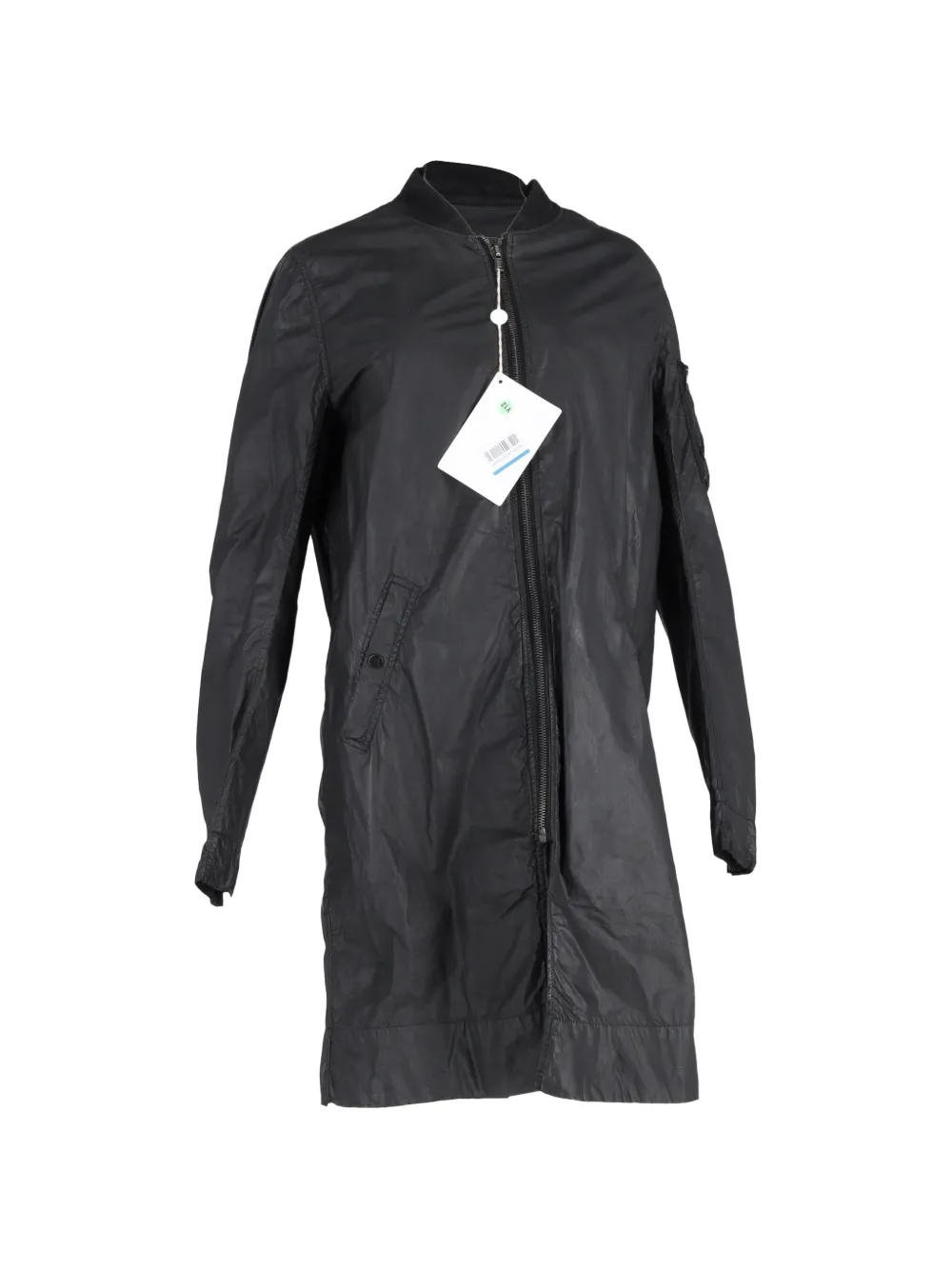 Rick Owens Vintage zipped long jacket - Nero