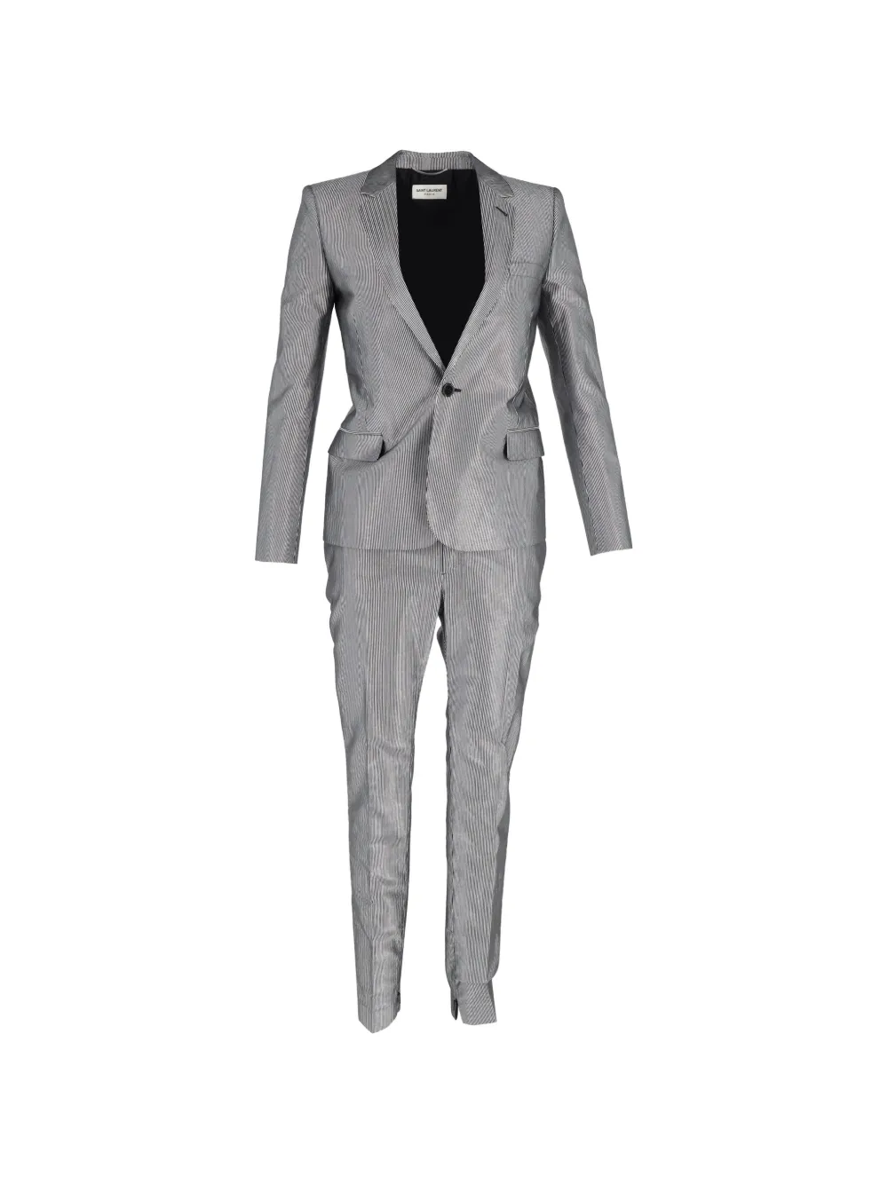 Saint Laurent Pre-Owned pinstripe suit set - Grigio
