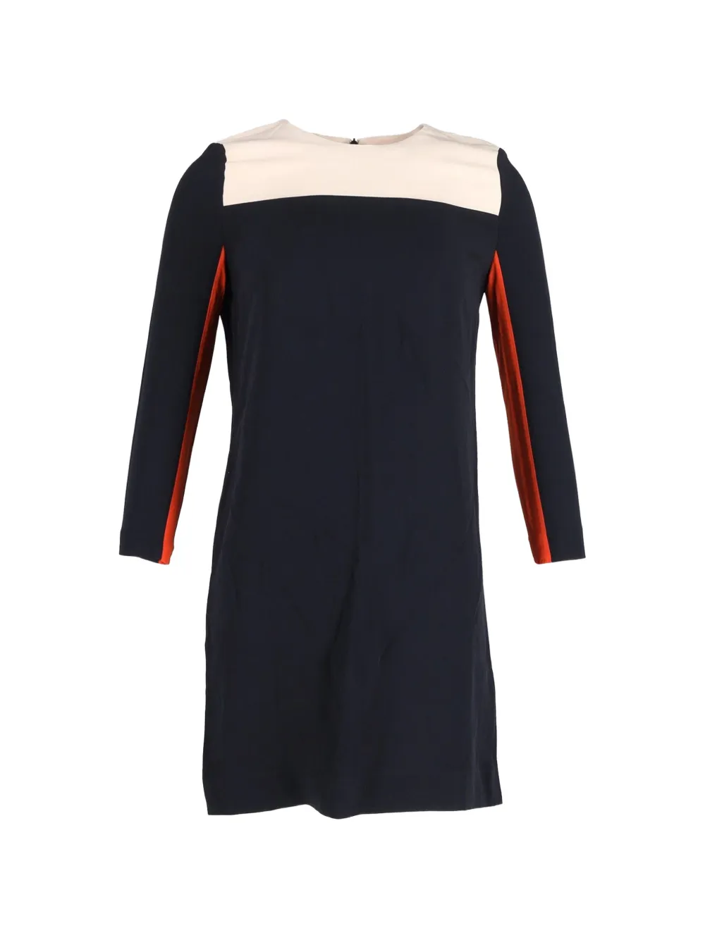 Victoria Beckham colourblock quarter-sleeves dress - Blu