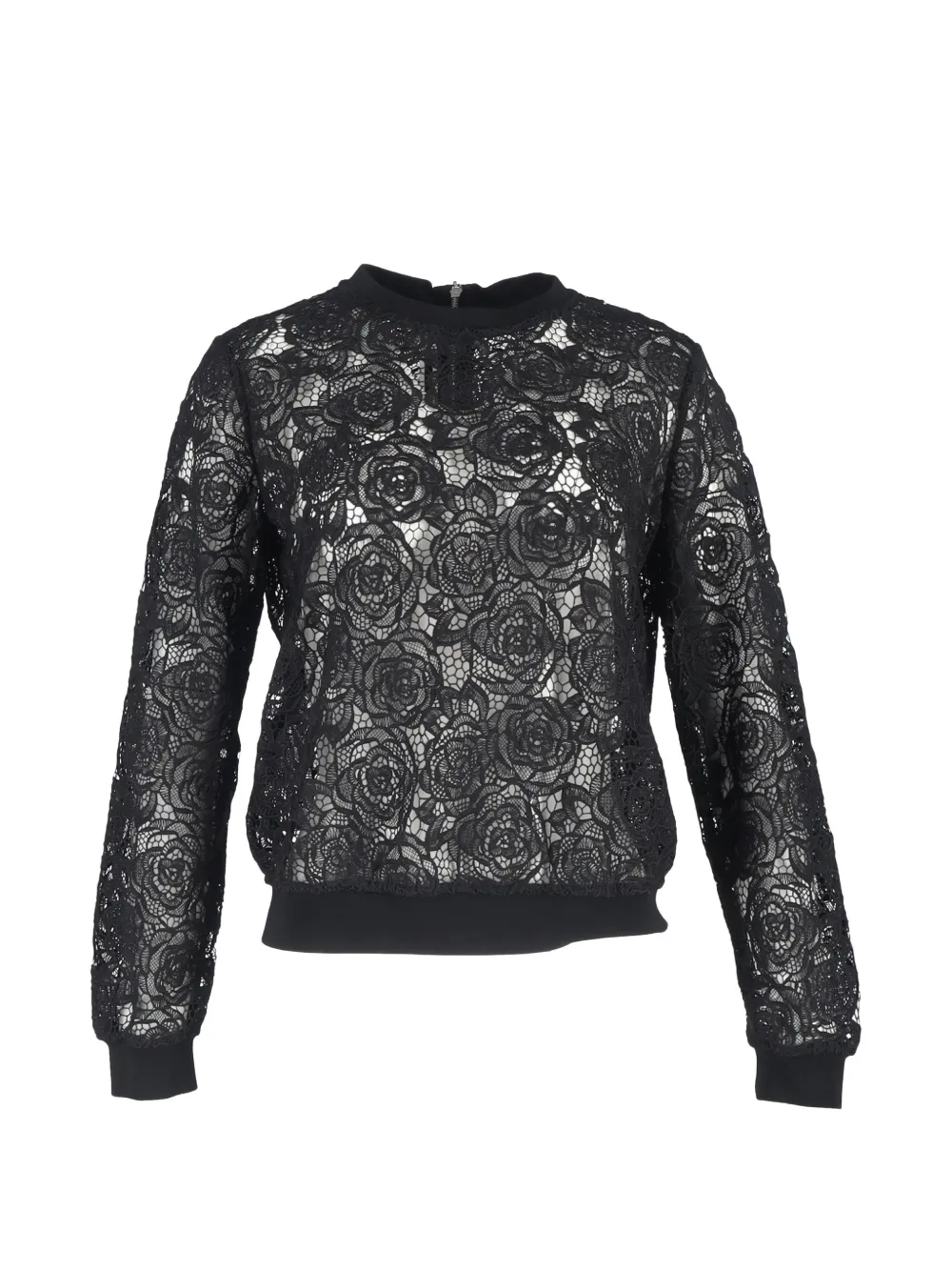 Floral Lace Sweatshirt