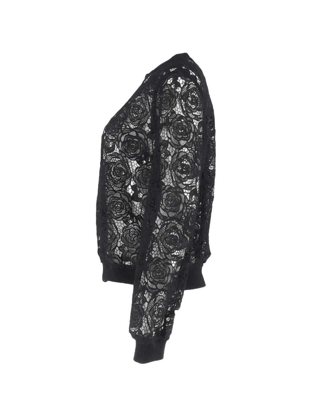 Floral Lace Sweatshirt
