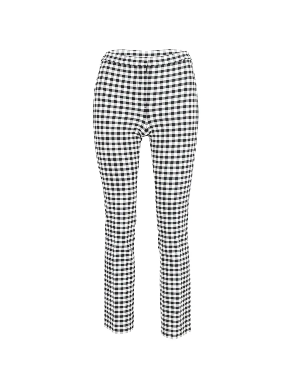 Theory check-pattern trousers - Bianco