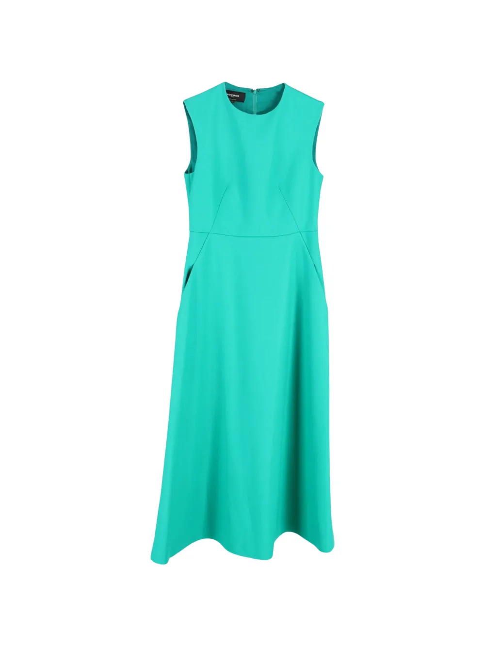 Rochas Vintage wool midi dress - Verde