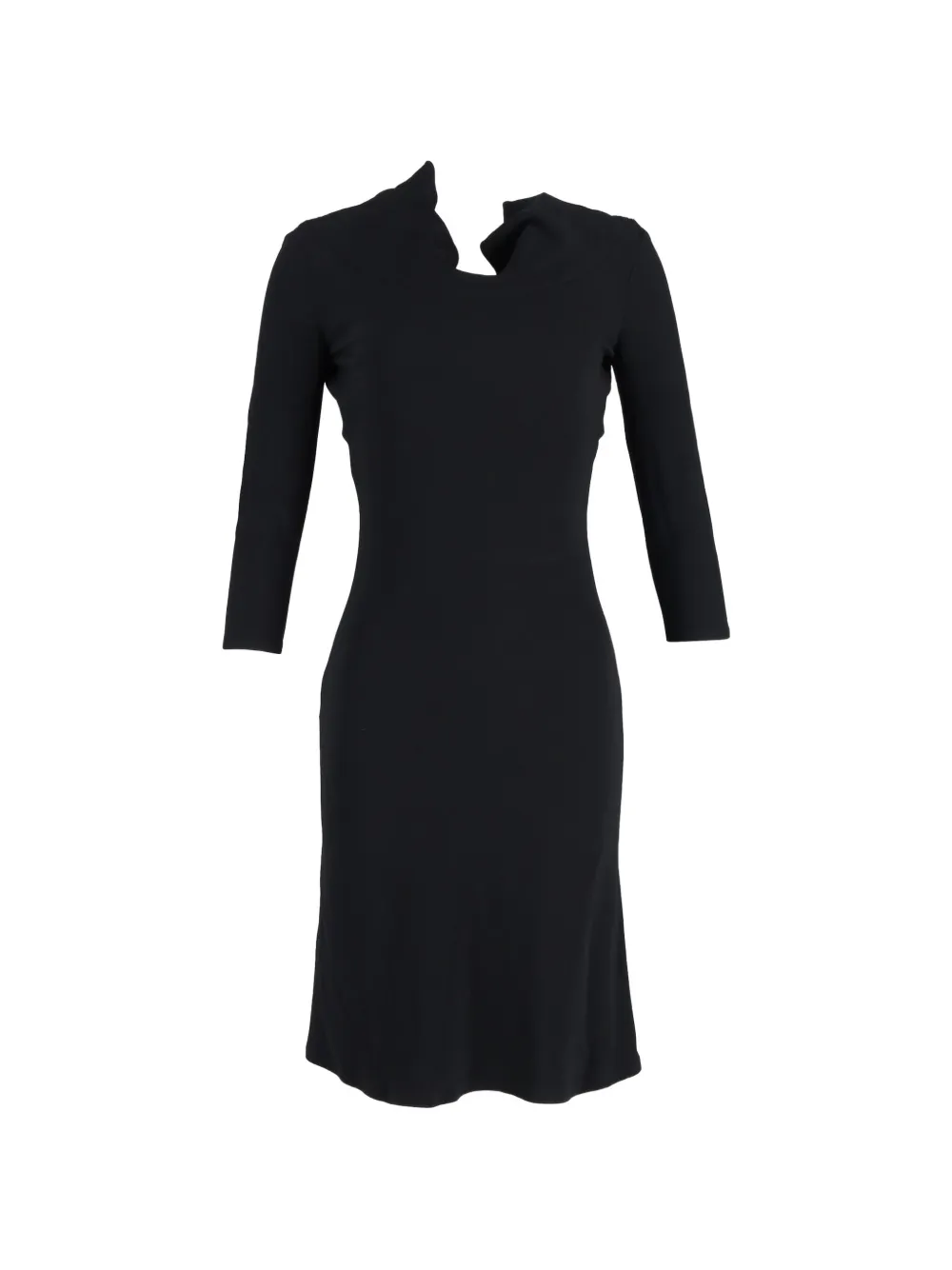 Alexander McQueen Pre-Owned bow-embellishment midi dress - Nero