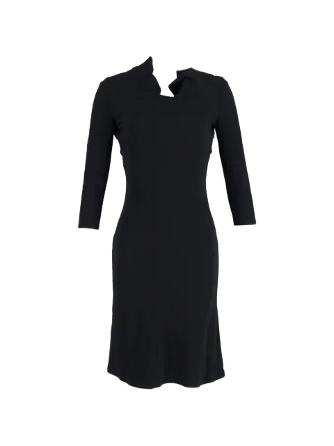 Alexander McQueen Pre-Owned bow-embellishment midi dress