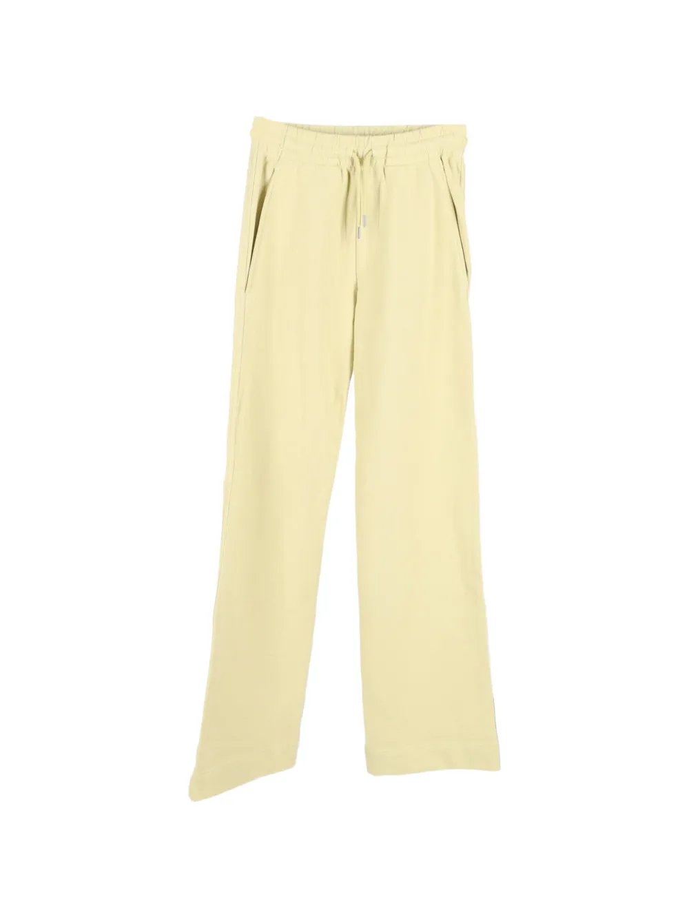 Dries Van Noten Pre-Owned drawstring wool trousers - Giallo