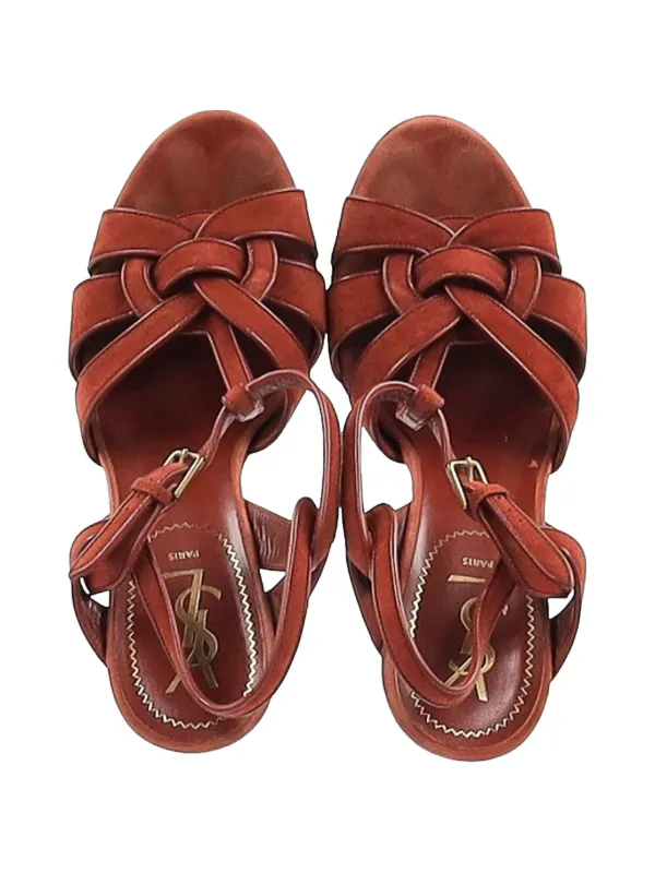 Saint Laurent Pre-Owned トリビュート プラットフォーム サンダル 