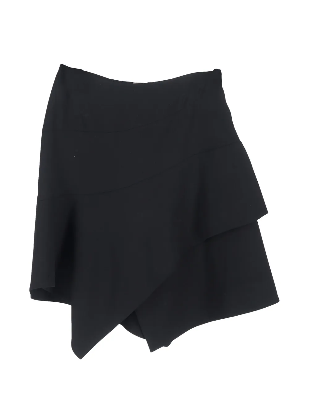 Alaïa Pre-Owned asymmetric mini skirt - Nero