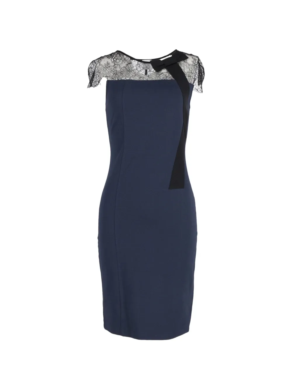 Red Valentino Vintage lace detail dress - Blu