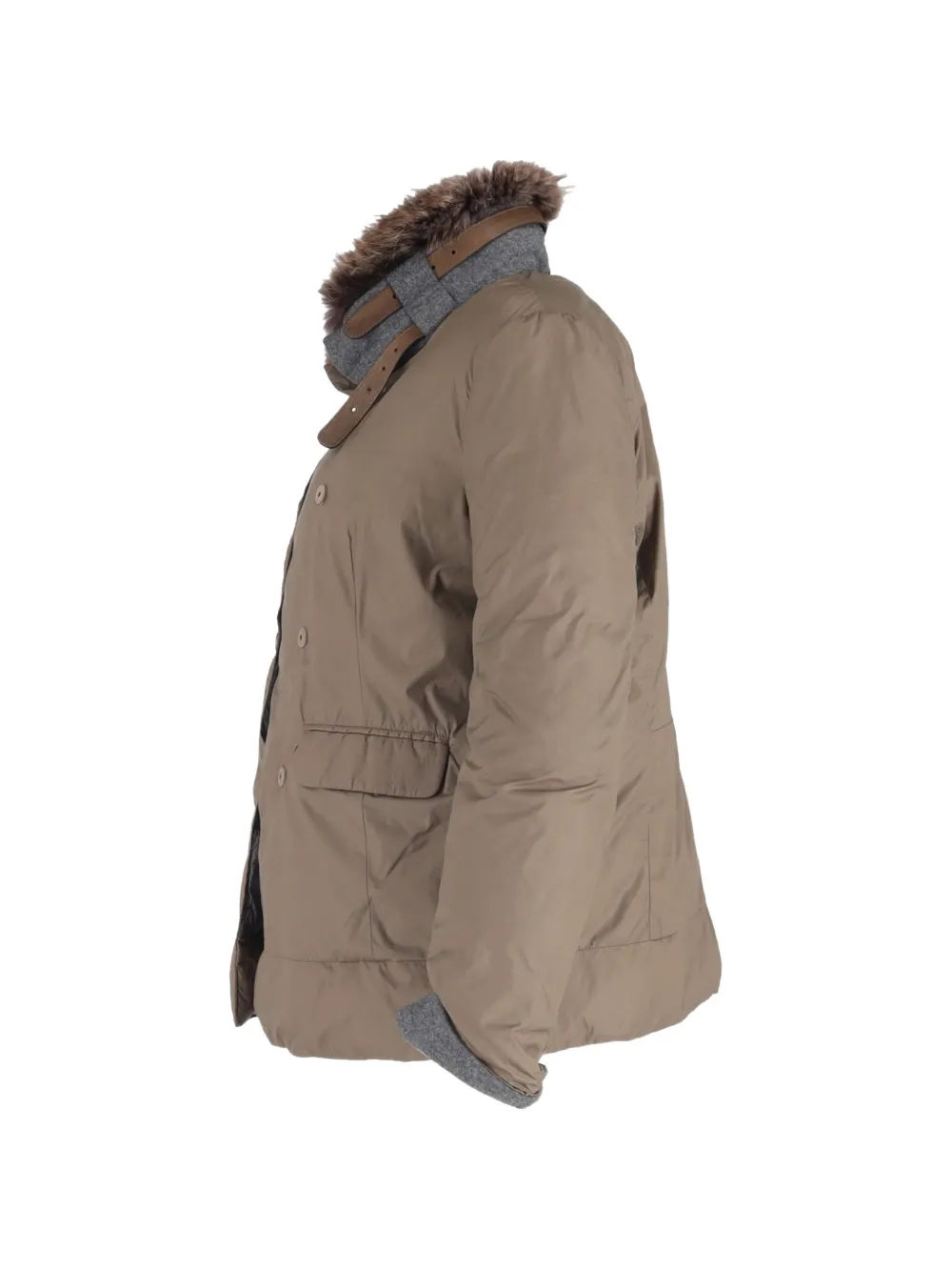 Double-Breasted Down Jacket