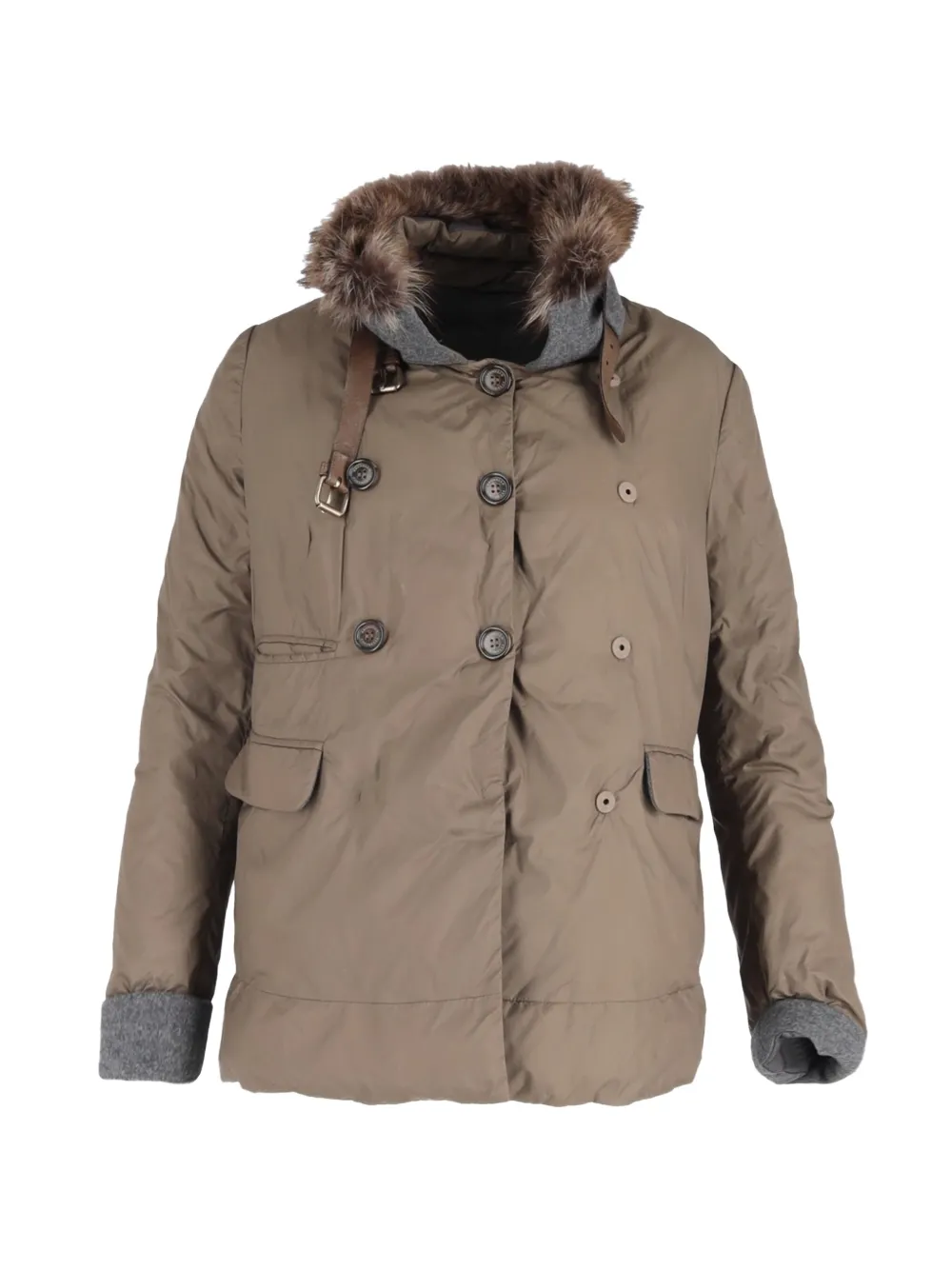 Double-Breasted Down Jacket