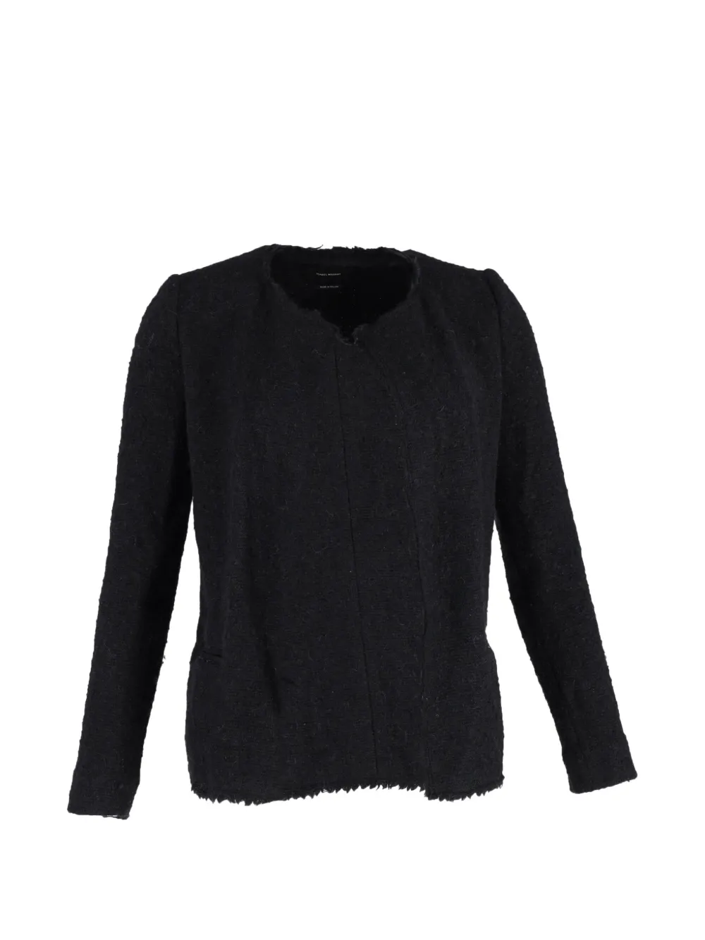 Open-Front Wool Jacket