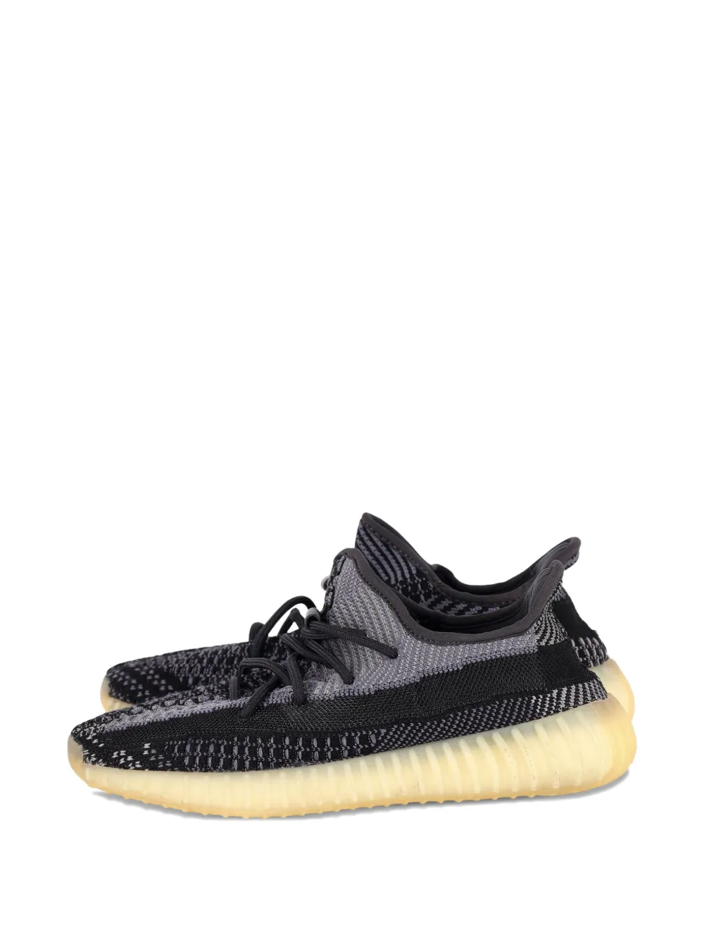 adidas Yeezy boost zebra stripe trainers - Nero