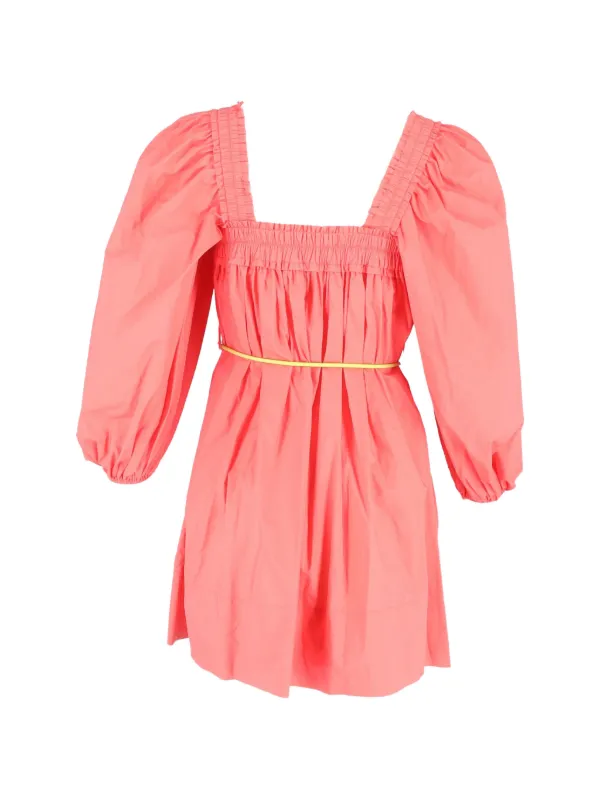 pleated mini dress zimmermann ZIMMERMANN Pleated Mini Dress | Pink