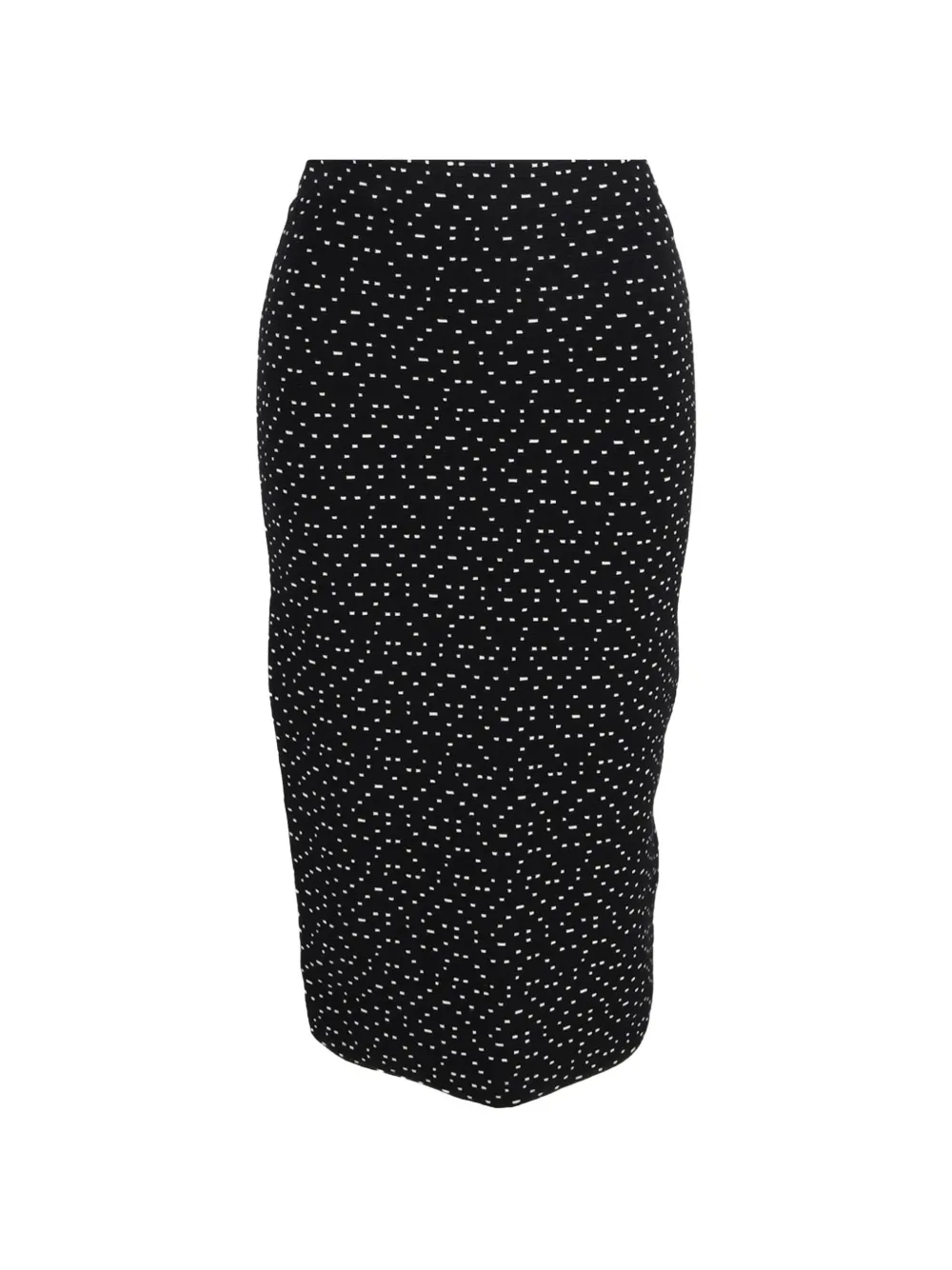 Emporio Armani Pre-Owned printed pencil skirt - Nero