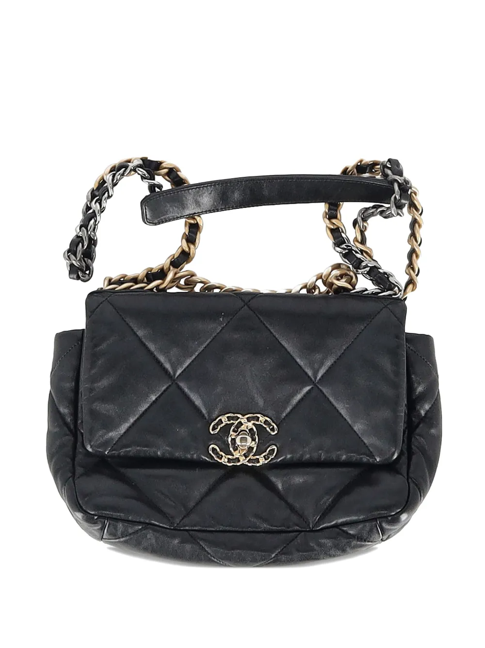 CHANEL Pre-Owned quilted flap leather bag - Nero