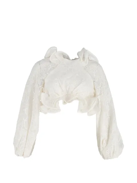 ZIMMERMANN Gerüschtes Lovestruck Spitzentop