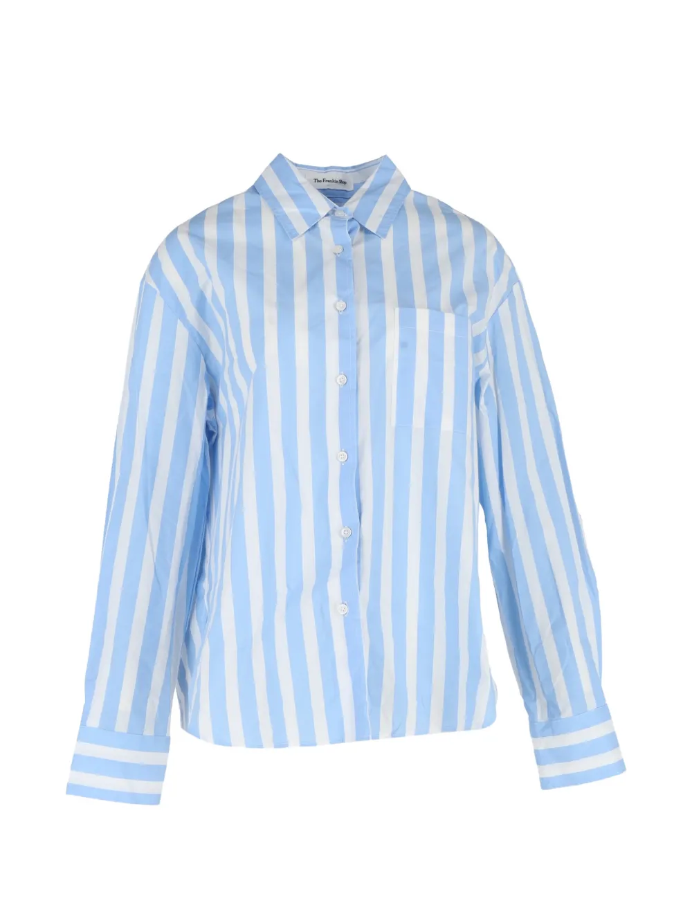 The Frankie Shop striped button-down shirt - Blu