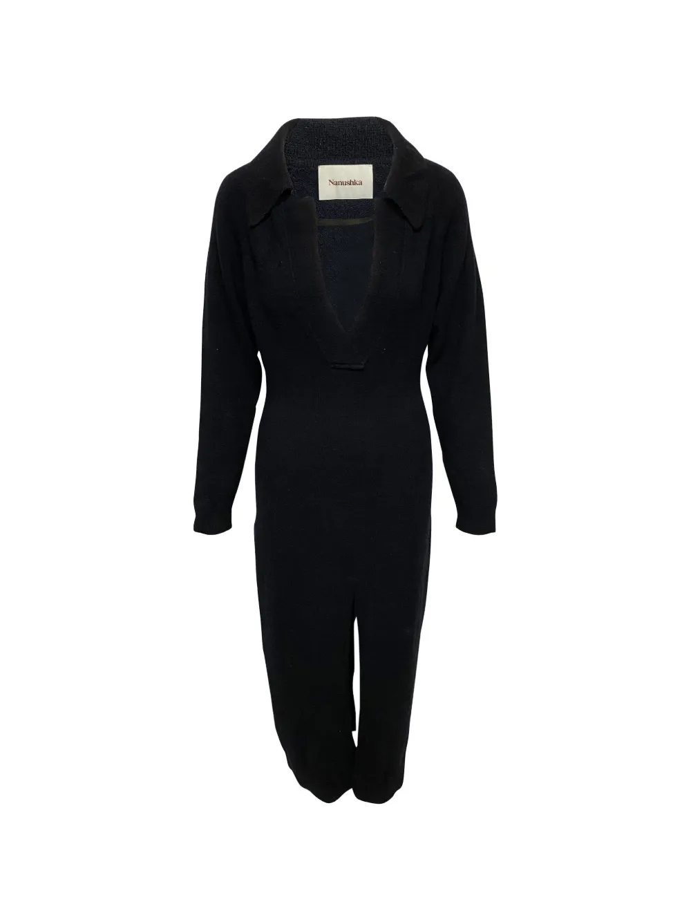 Nanushka V-neck dress - Nero