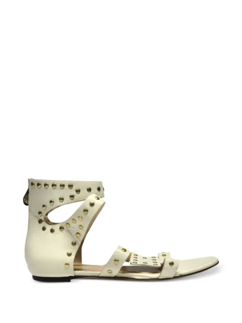 Charlotte Olympia gold-tone-studs sandals