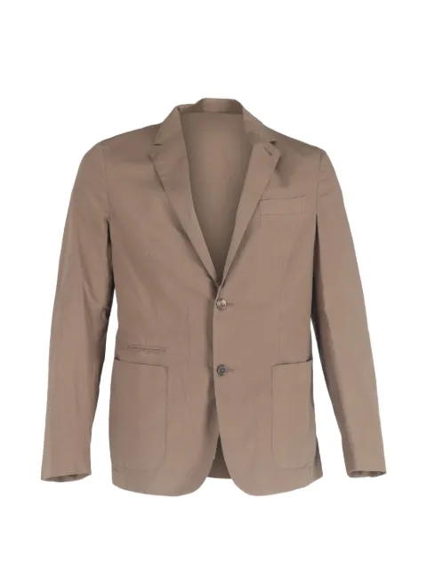 Ermenegildo Zegna Vintage patch-pockets single-breasted blazer