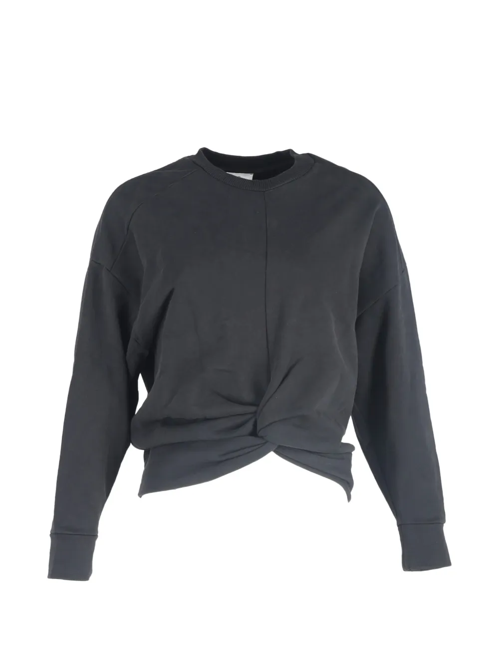 IRO knot-detail crew-neck sweater - Nero