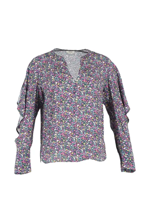 Jason Wu floral-print V-neck blouse