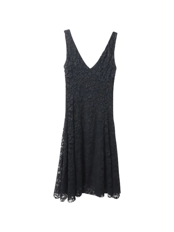ralph lauren skater dress Ralph Lauren Vintage Sleeveless Dress | Black