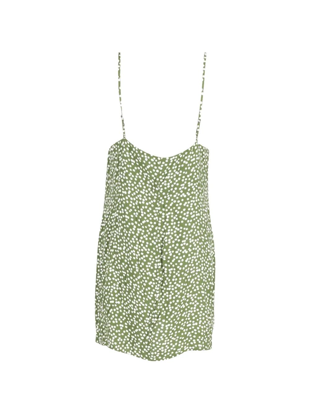 Reformation Marlowe Side-split Mini Dress - Green 