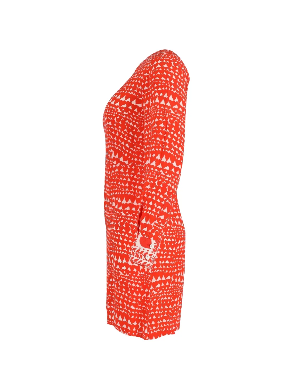 Gabel Heart-Print Mini Dress