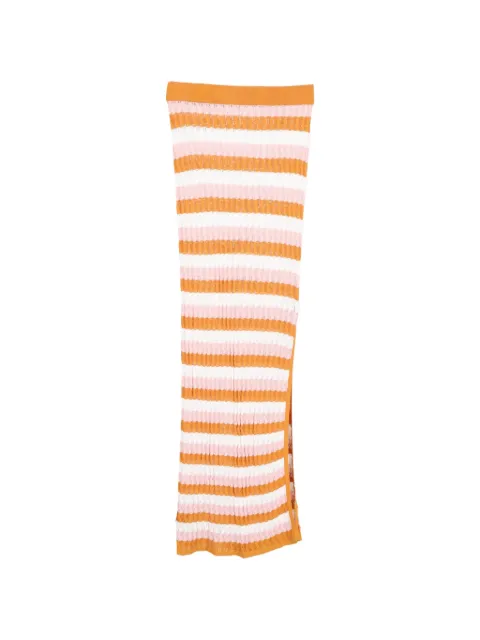 Dodo Bar Or striped knitted maxi skirt