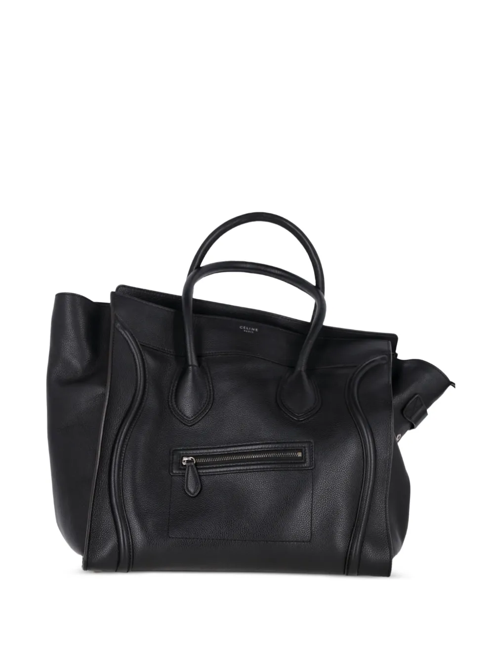 Celine Pre-Owned Drummed leather tote bag - Nero