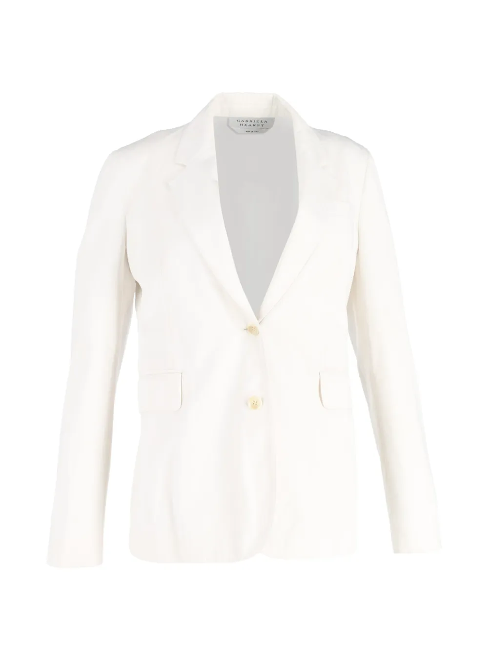 Gabriela Hearst single-breasted wool blazer - Bianco