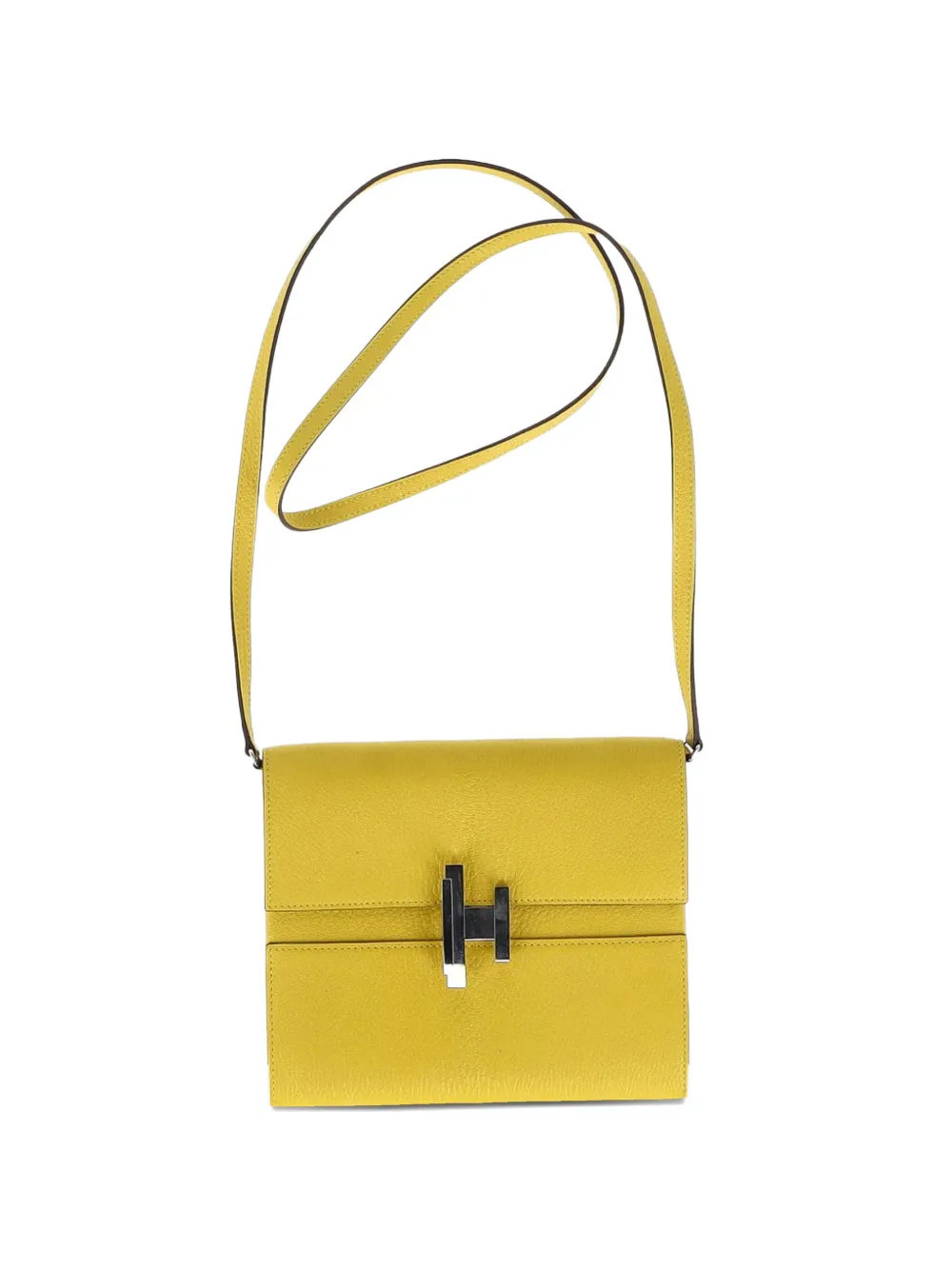Hermès Pre-Owned Cinhetic To Go leather mini bag - Giallo