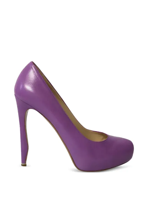 Nicholas Kirkwood Platform almond-toe pumps