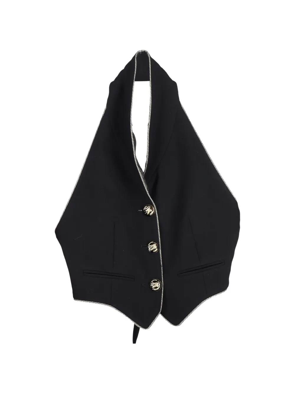 Etro Vintage button-up vest - Nero