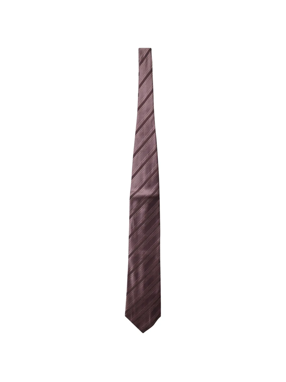Ermenegildo Zegna Vintage striped silk tie - Rosa
