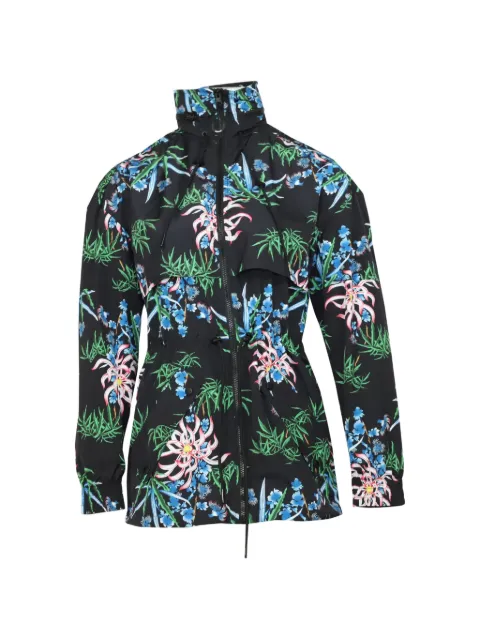 Kenzo Pre-Owned sea lily-print hooded jacket
