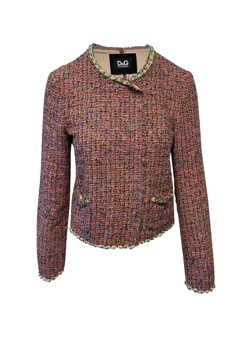 Dolce & Gabbana Pre-Owned tweed jacket - Rosa