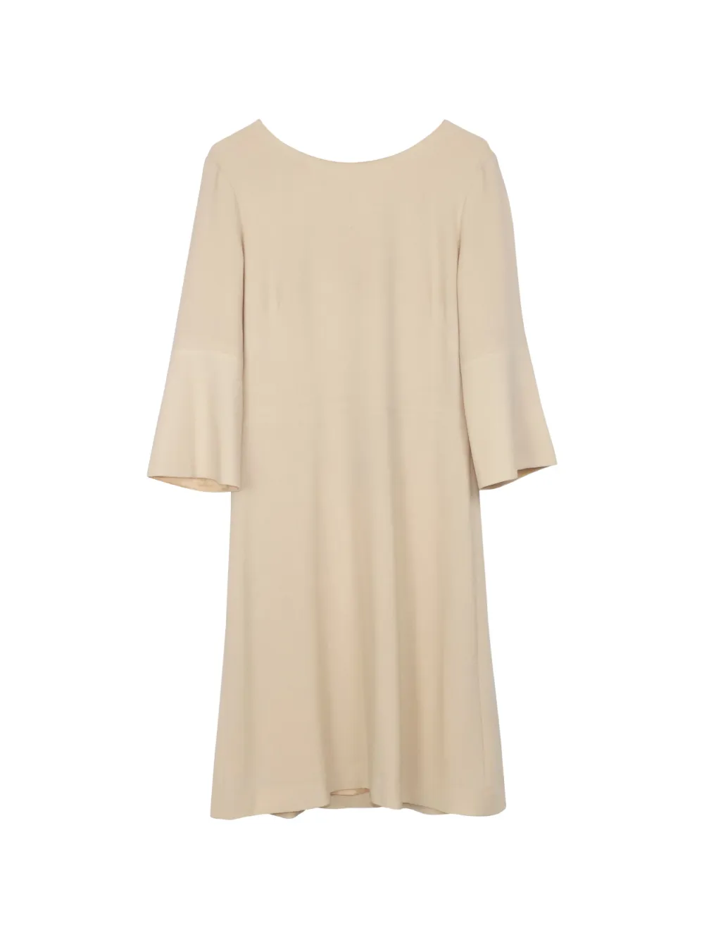 Goat crew-neck midi dress - Toni neutri