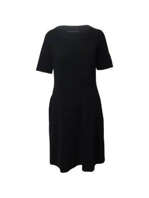 Amomento Taffeta cap-sleeve Mini Dress | Black | FARFETCH
