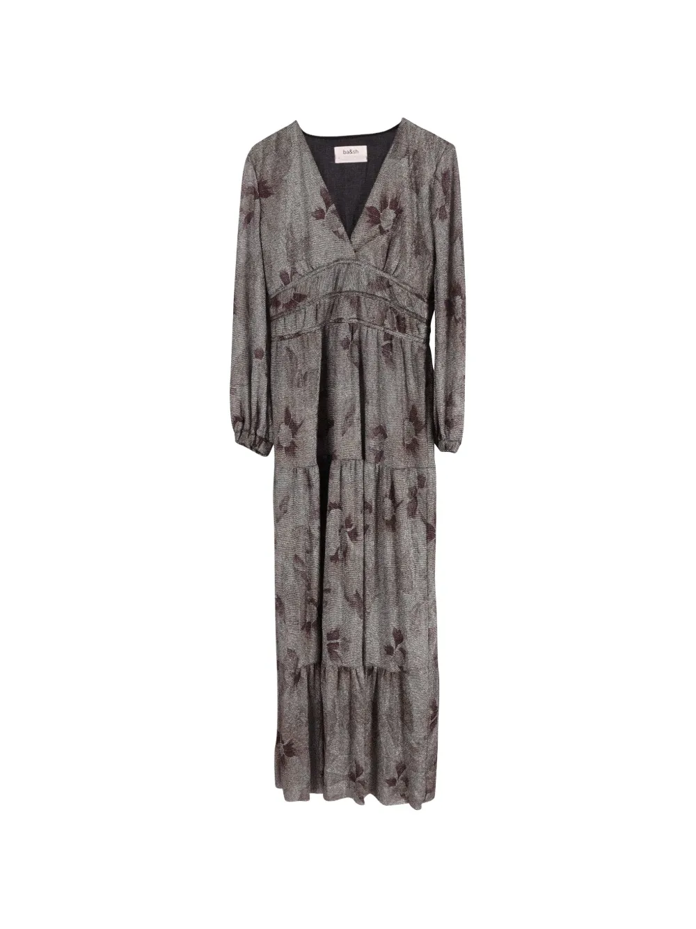Ba&Sh floral-print maxi dress - Grigio