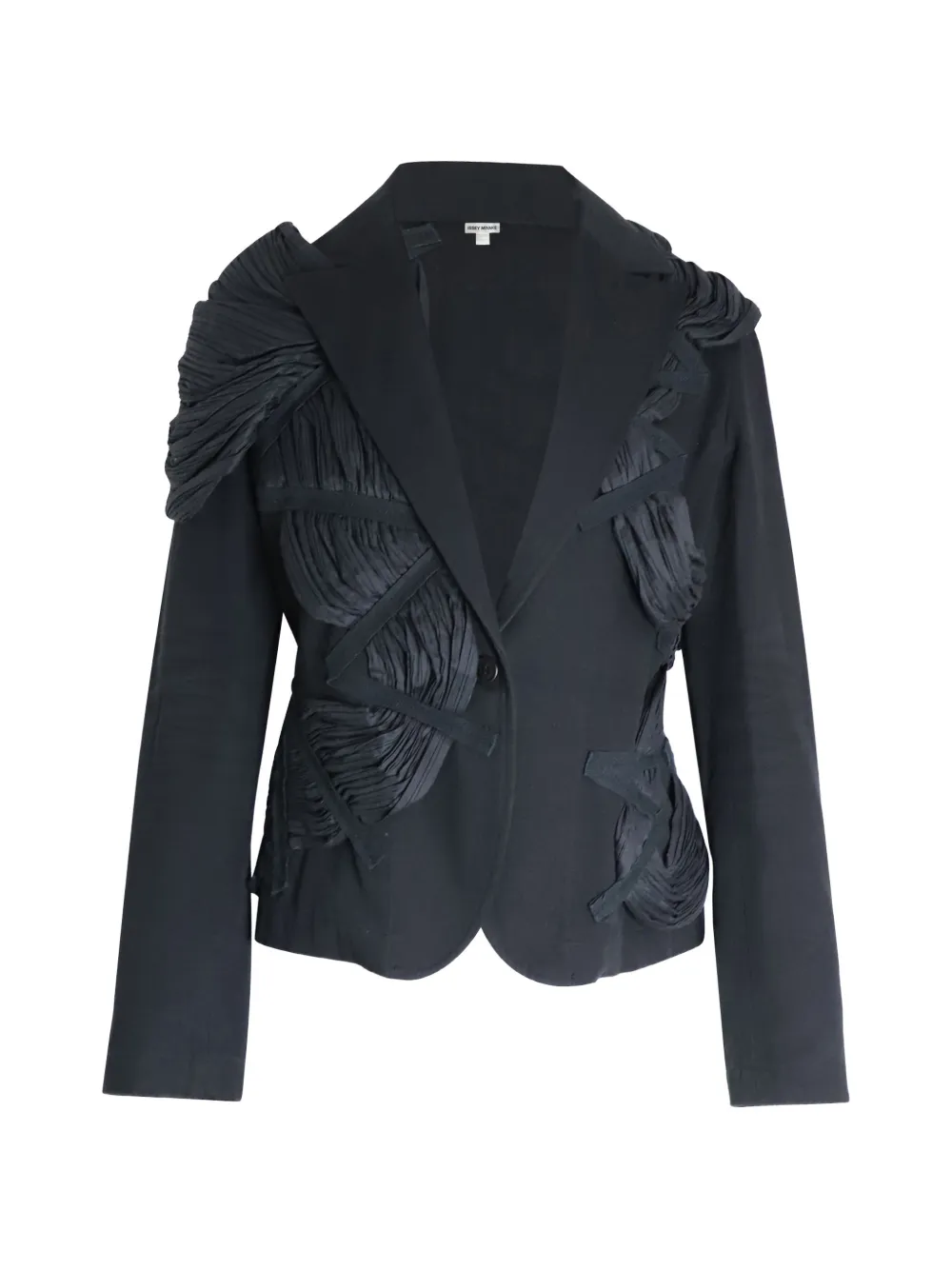 Issey Miyake Pre-Owned single-breasted blazer - Nero