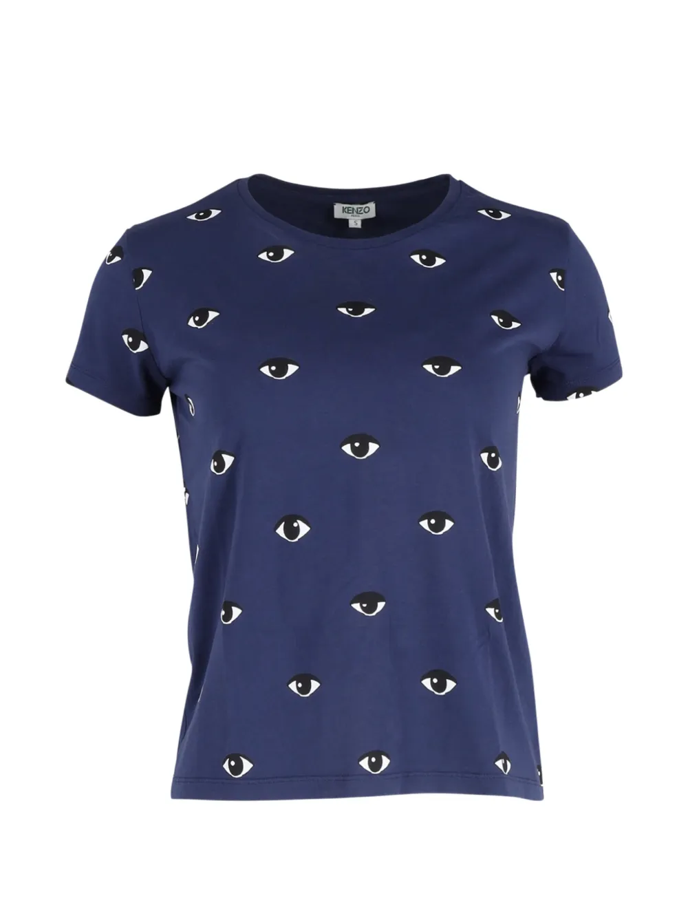 Kenzo Pre-Owned Eyes T-shirt - Blu