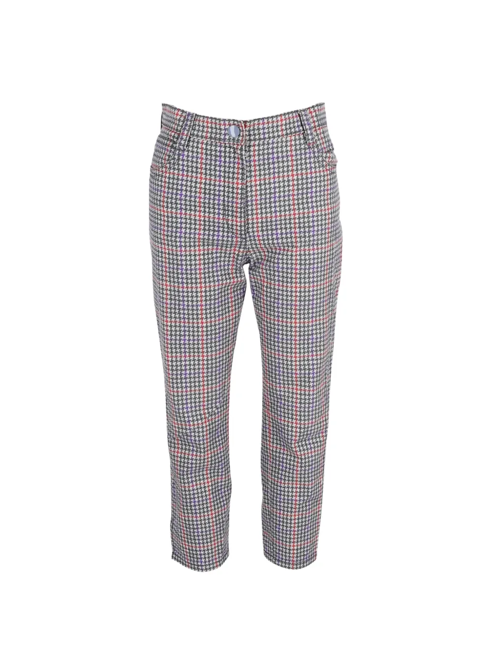 Prada Pre-Owned pied-de-poule trousers - Grigio