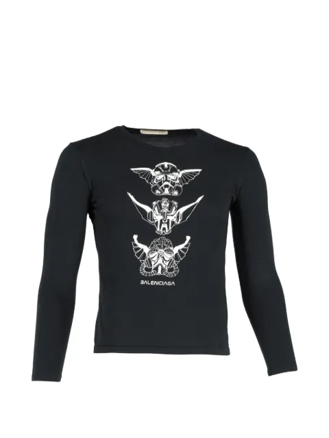 Balenciaga Pre-Owned printed long sleeve T-shirt