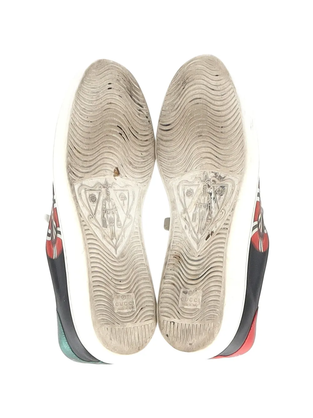Kingsnake Ace Graphic-Print Leather Sneakers