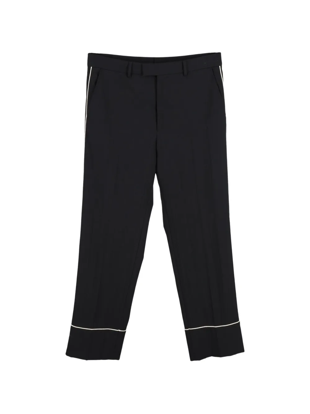 Gucci Pre-Owned piping trousers - Nero