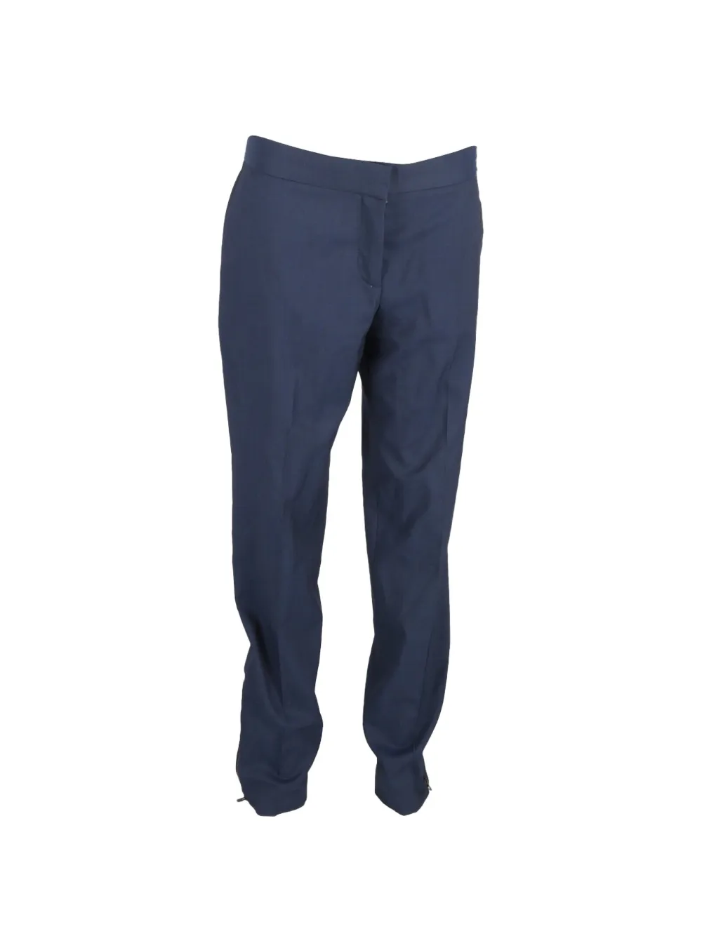 Stella McCartney Pre-Owned zipped-hem trousers - Blu