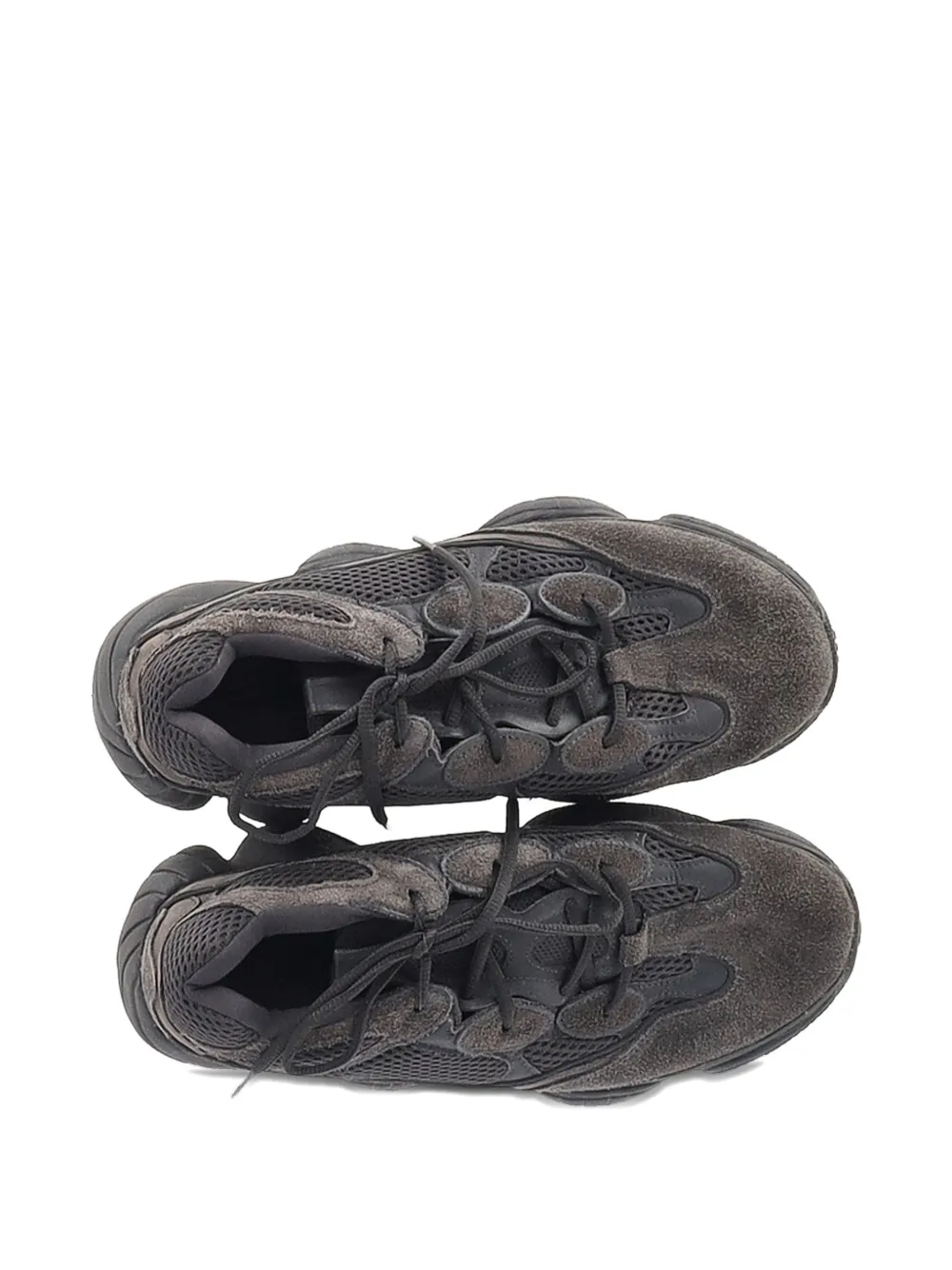 mesh suede sneakers